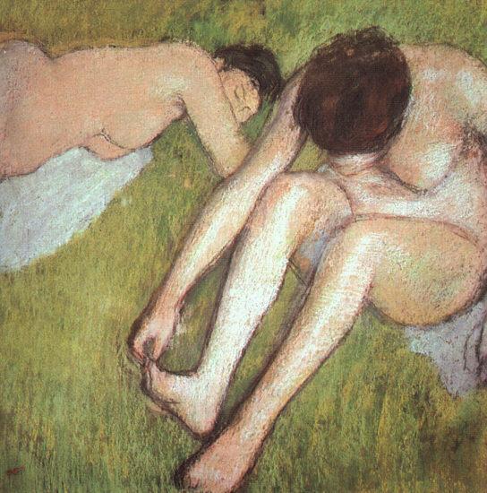 Edgar Degas Bathers on the Grass oil painting image
